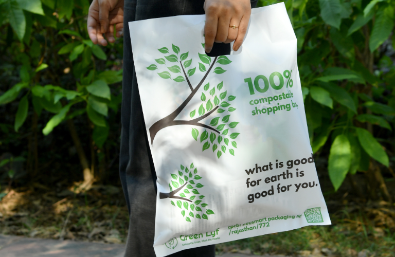 Compostable D-Cut Bags