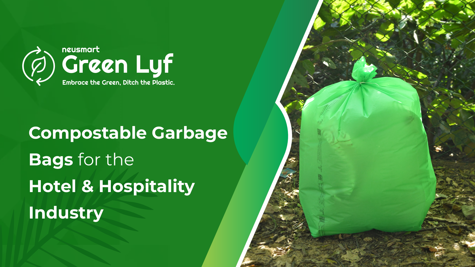 Compostable Garbage bags for hotels